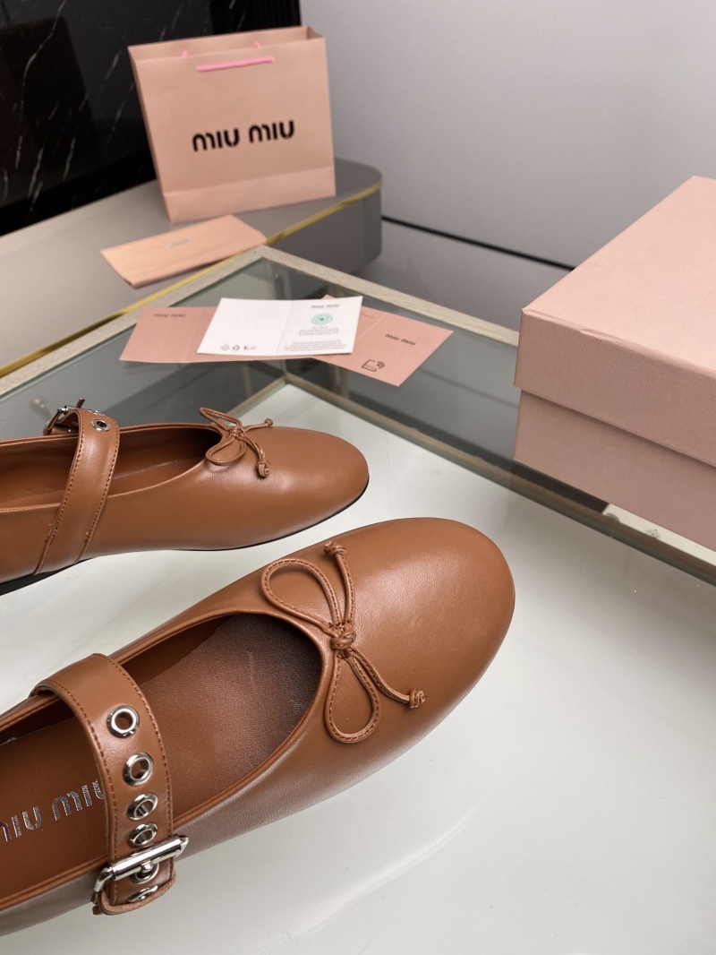 Miu Miu flat shoes